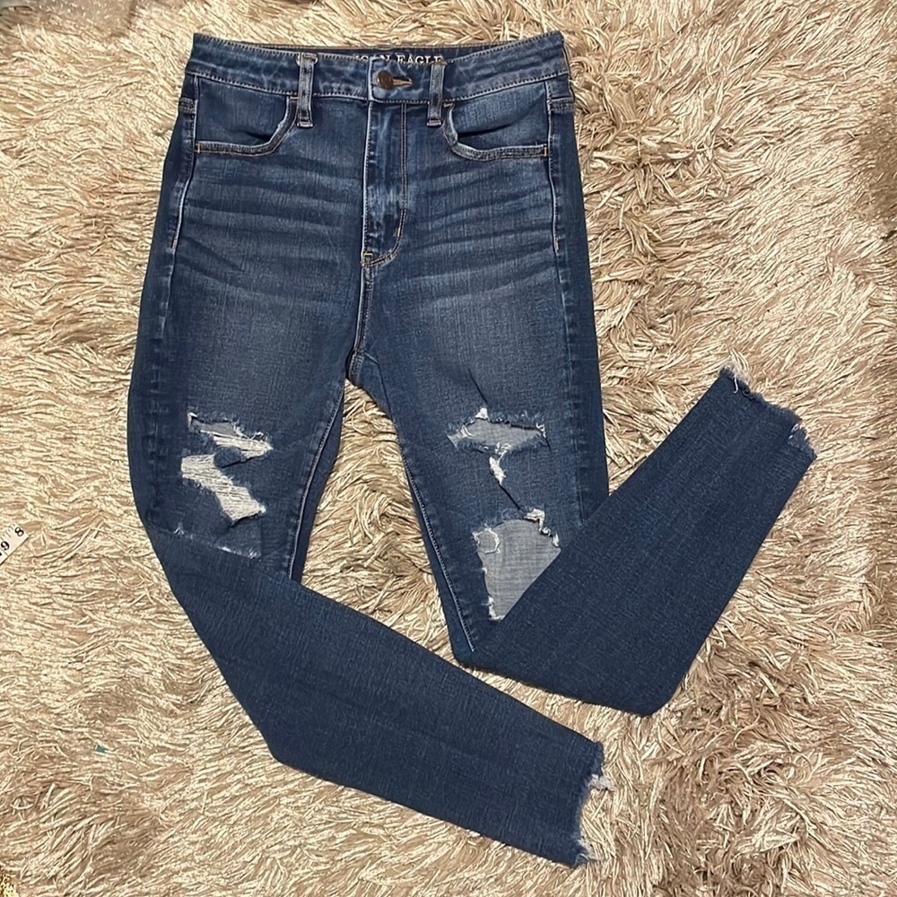 American Eagle Super Stretch X4 Super Hi Rise‎ Jeggings